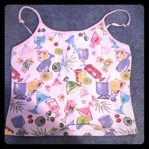 Party tank top crop top.